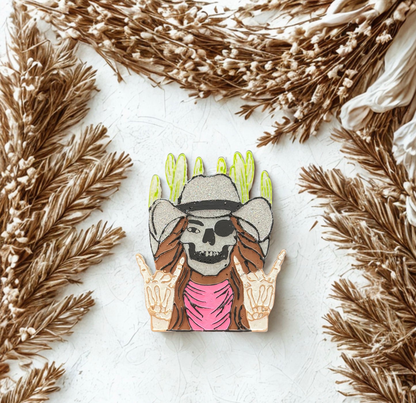 Skeleton Cowgirl