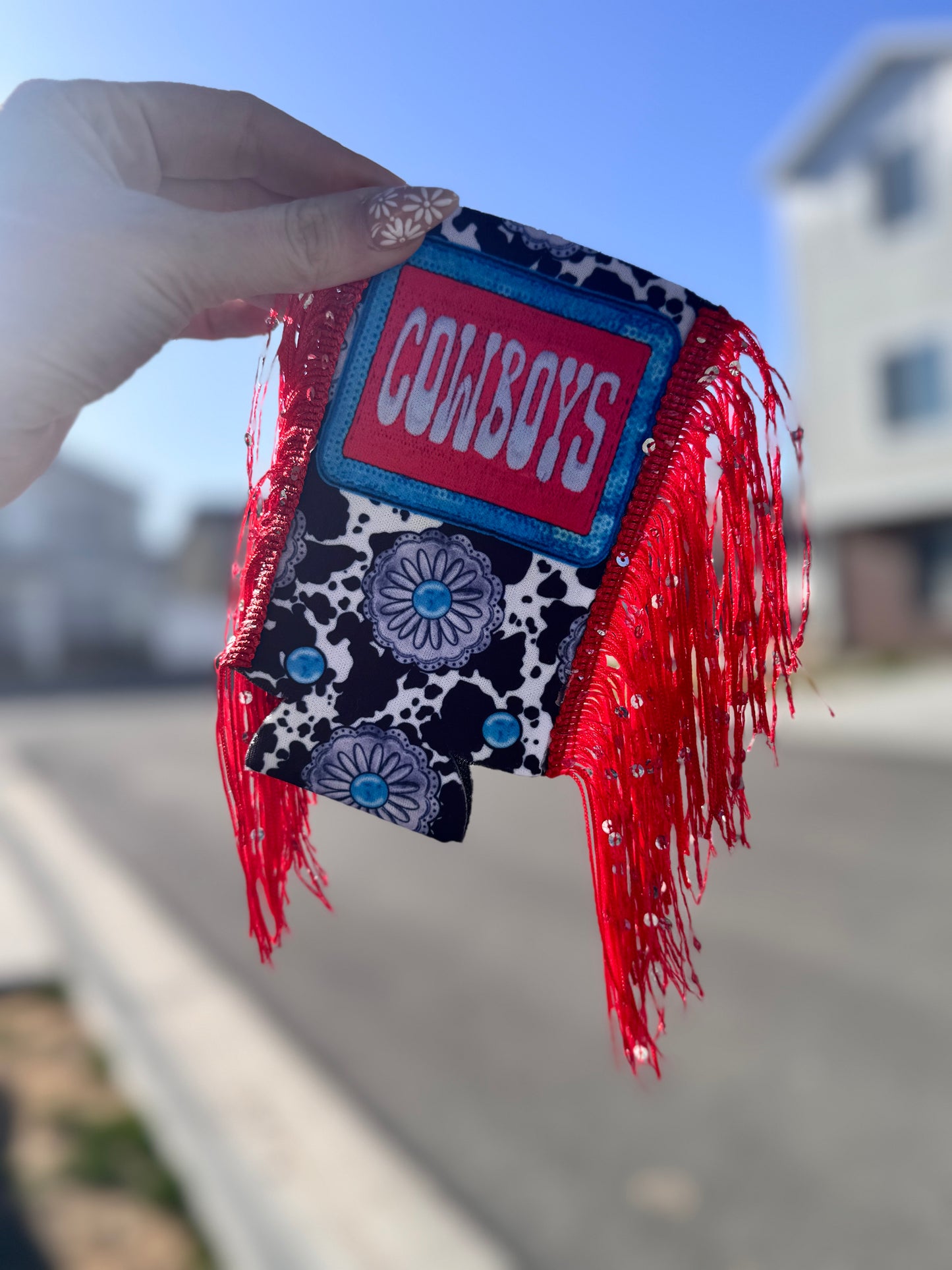 Branded Babes Fringed Koozies