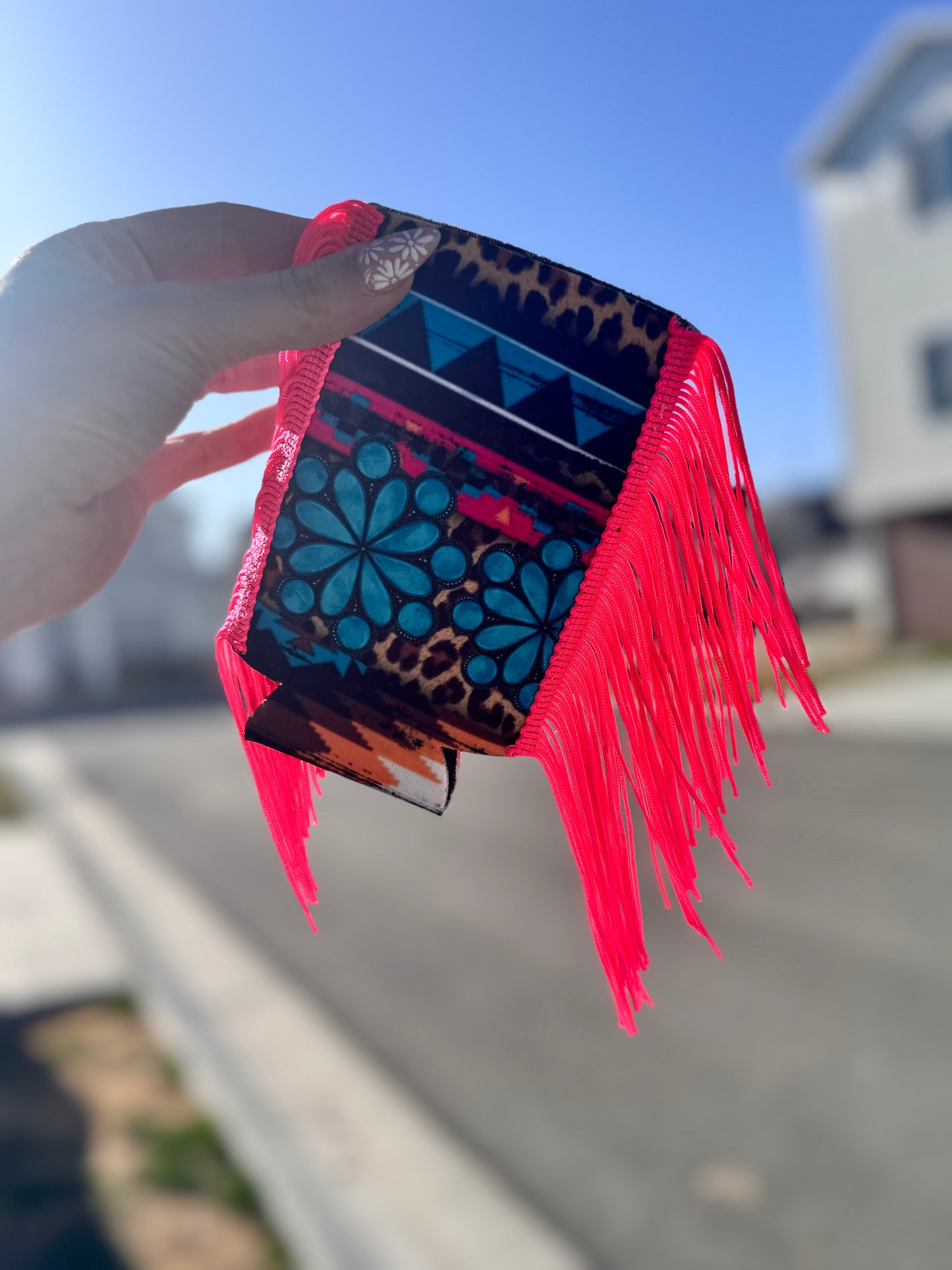 Branded Babes Fringed Koozies