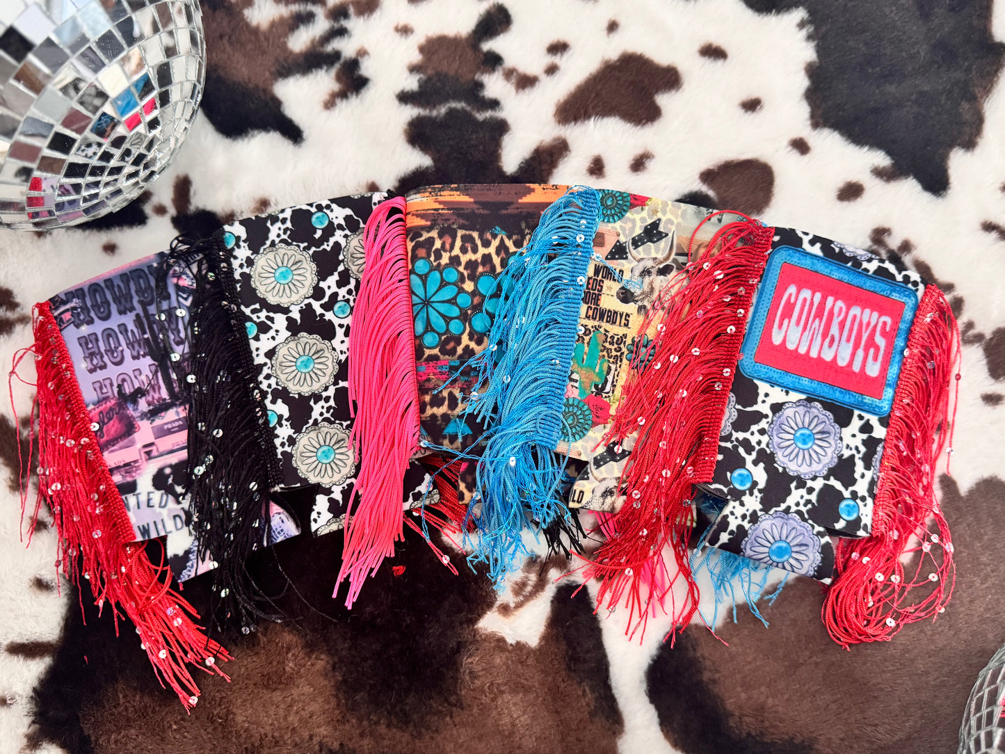 Branded Babes Fringed Koozies