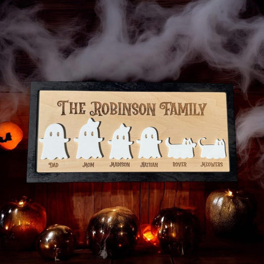 *PREORDER* Personalized Ghost Family Decor