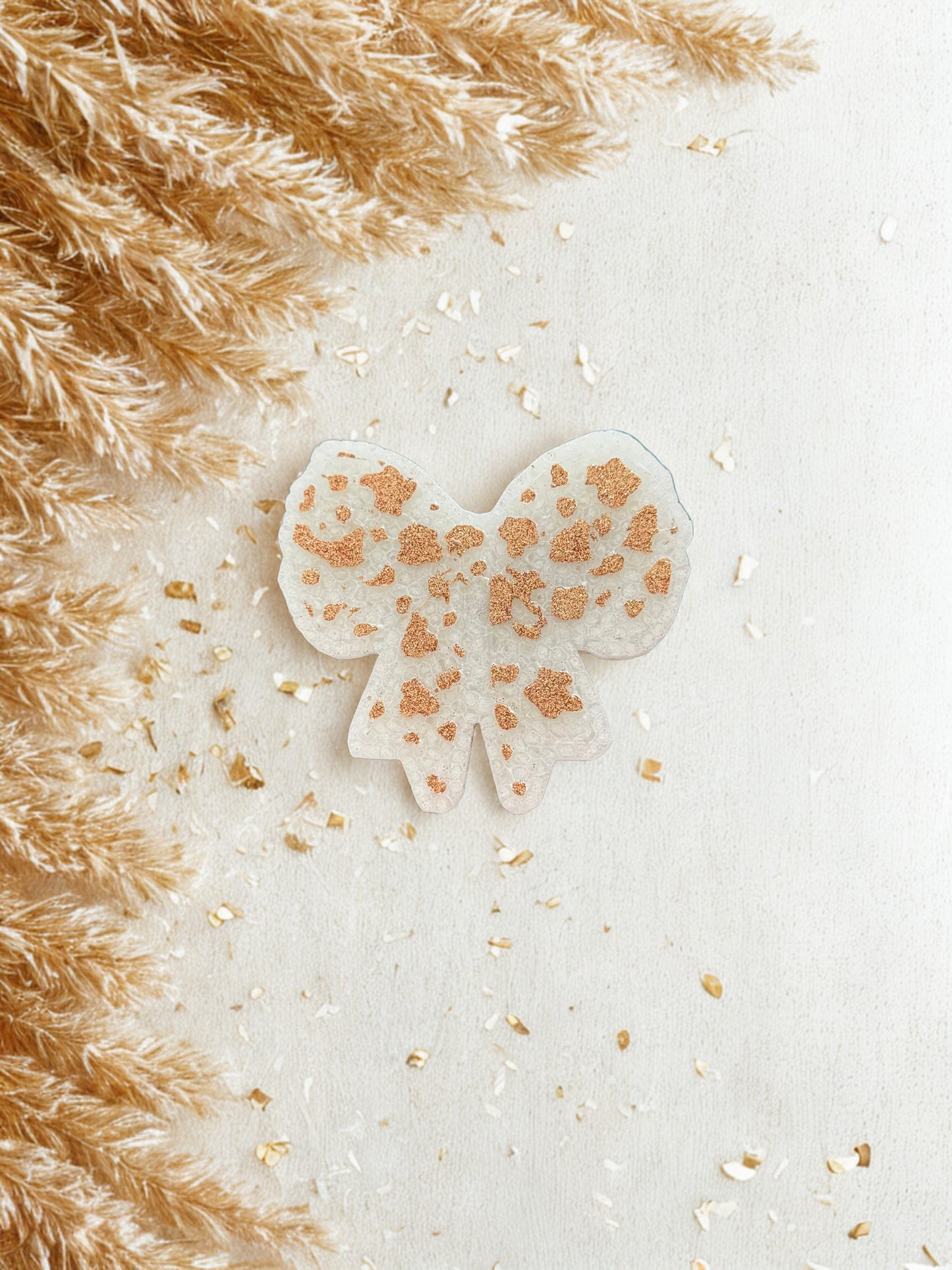 Cow Print Bow